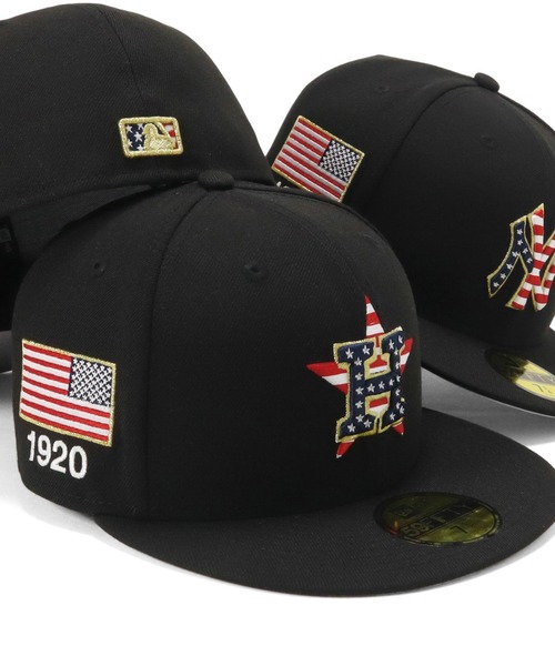 NEW ERA キャップ 帽子 ニューエラキャップ 59FIFTY アメリカ国旗 ONSPOTZ別注 メンズ レディース - 画像 (3)