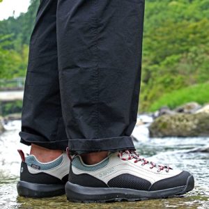 HI-TEC スニーカー 「HI-TEC/ハイテック」HT HK045 アオラギ ライトグレー/ローズ メンズ/レディス アウトドア 透湿防水 抗菌防臭