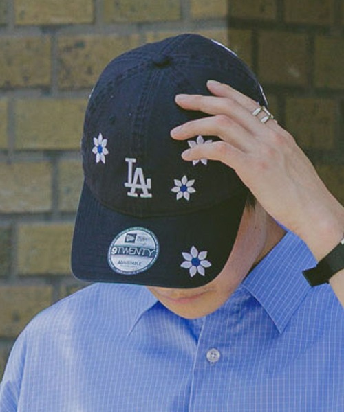 NEW ERA キャップ 帽子 「NEW ERA/ニューエラ」別注/9TWENTY フラワー刺繍キャップ メンズ レディース - 画像 (3)