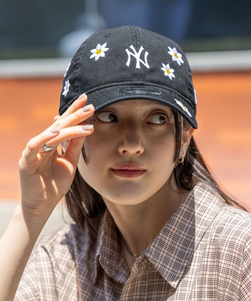 NEW ERA キャップ 帽子 「NEW ERA/ニューエラ」別注/9TWENTY フラワー刺繍キャップ メンズ レディース - 画像 (2)