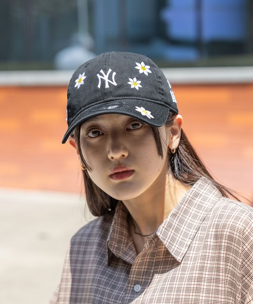 NEW ERA キャップ 帽子 「NEW ERA/ニューエラ」別注/9TWENTY フラワー刺繍キャップ メンズ レディース - 画像 (4)
