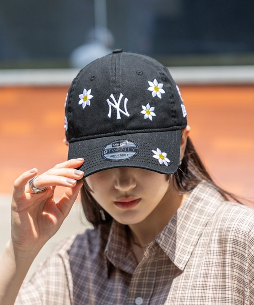 NEW ERA キャップ 帽子 「NEW ERA/ニューエラ」別注/9TWENTY フラワー刺繍キャップ メンズ レディース - 画像 (5)
