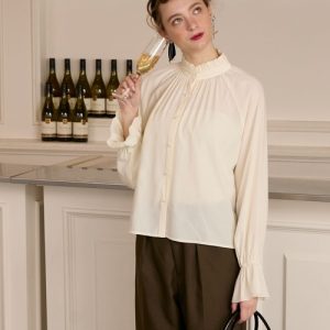 BONLECILL 「BONLECILL」 長袖ブラウス FREE ベージュ レディース