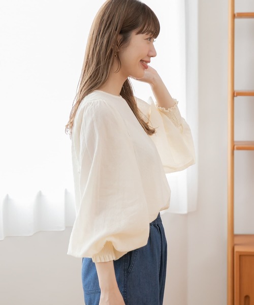 URBAN RESEARCH Sonny Label 「URBAN Label」 長袖ブラウス FREE ブラック レディース - 画像 (9)