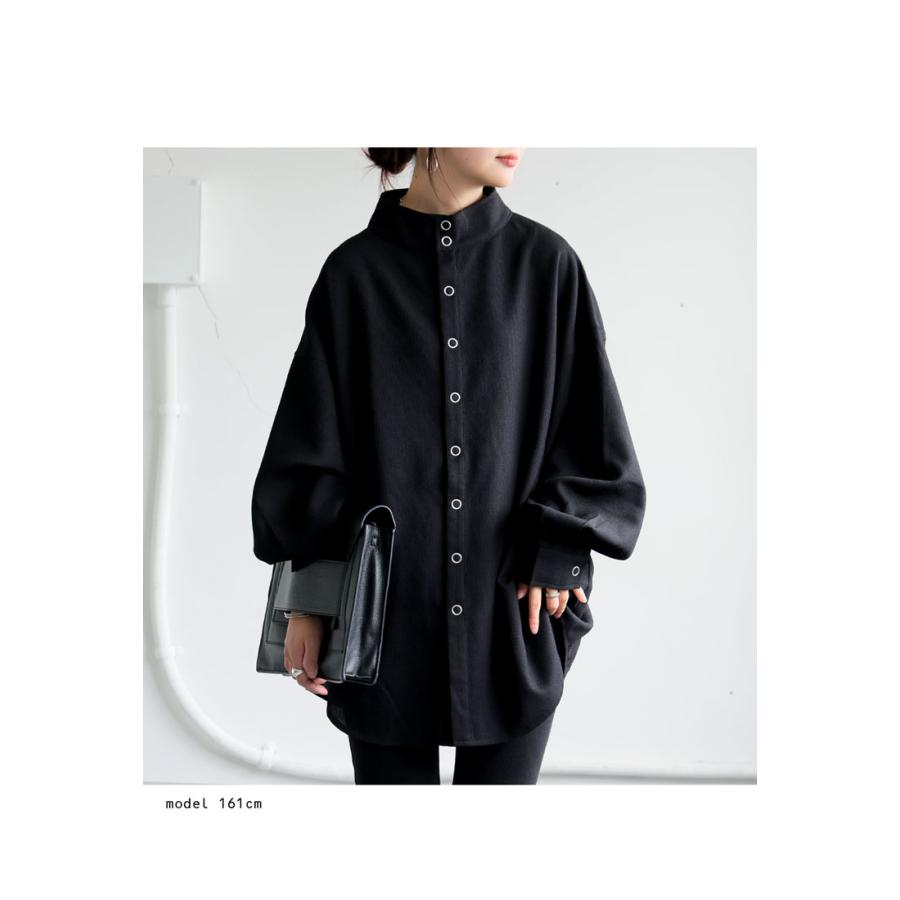 antiqua スタンドカラー シャツ レディース トップス 長袖 送料無料・メール便不可 - 画像 (2)