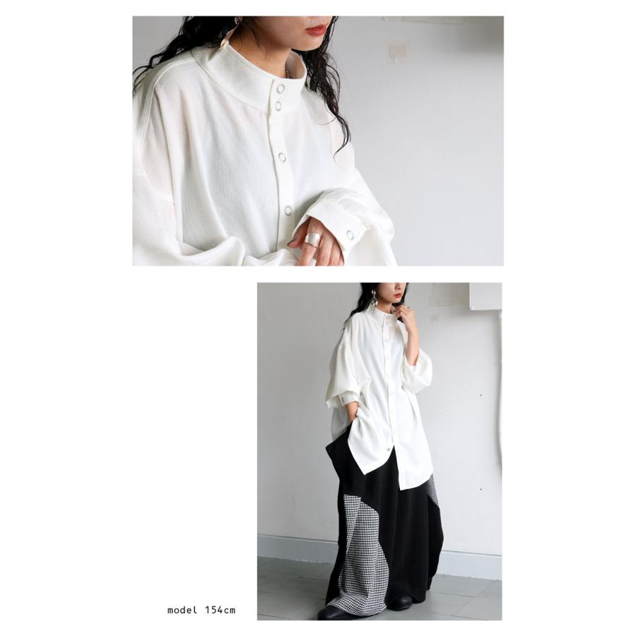 antiqua スタンドカラー シャツ レディース トップス 長袖 送料無料・メール便不可 - 画像 (3)