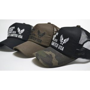 AVIREX 帽子 メッシュキャップ キャップ  LIMITED CAP 14670300 刺繍 アビレックス スナップバック メンズ UVカット 紫外線対策 アメリカン