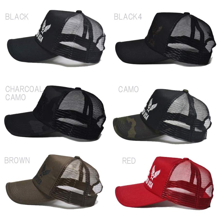 AVIREX 帽子 メッシュキャップ キャップ LIMITED CAP 14670300 刺繍 アビレックス スナップバック メンズ UVカット 紫外線対策 アメリカン - 画像 (3)