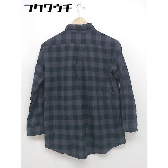 ◇ Spick & Span スピック&スパン チェック 長袖 シャツ グレー ブラック レディース - 画像 (2)