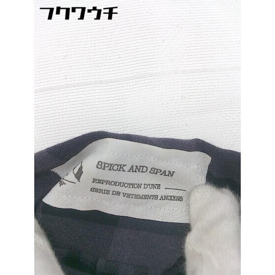 ◇ Spick & Span スピック&スパン チェック 長袖 シャツ グレー ブラック レディース - 画像 (3)