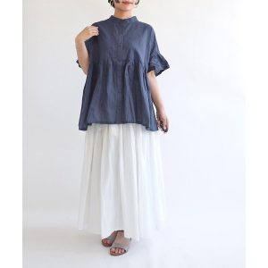 【送料無料】COLORK 袖フリル シャツ 春 夏 秋 トップス カラック ＃W1 70-1342234 [M便 1/1]