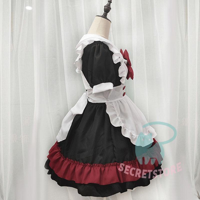 メイド コスプレ 魔女 メイド服 猫 コスチューム 衣装 女王 巫女 仮装 魔法使い 黒 白 ワンピース 吸血鬼レディース ロングドレス パーティー変装 - 画像 (3)