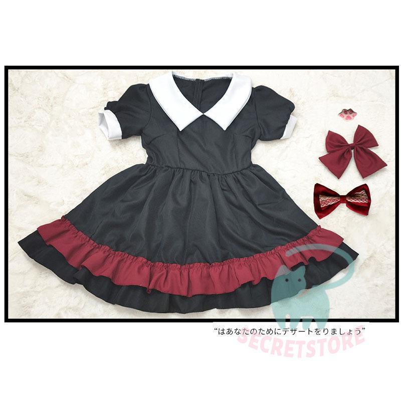 メイド コスプレ 魔女 メイド服 猫 コスチューム 衣装 女王 巫女 仮装 魔法使い 黒 白 ワンピース 吸血鬼レディース ロングドレス パーティー変装 - 画像 (5)